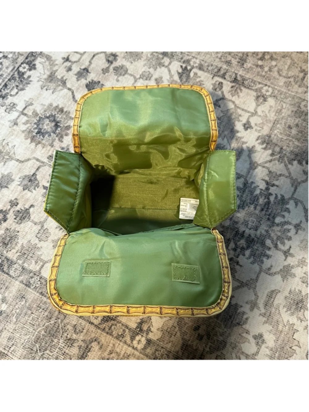Women's Unbranded Travel Bag Small Yellow Green Summer